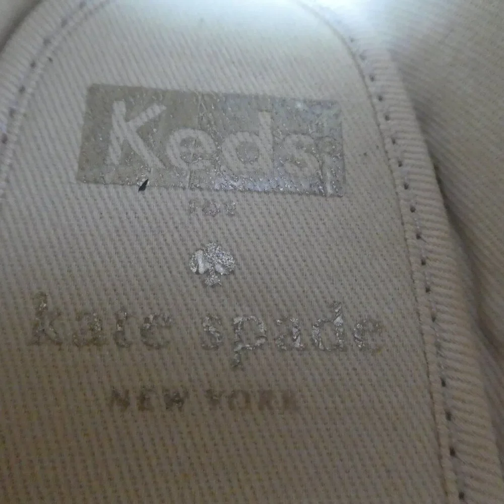 Keds Kate Spade Geometric Canvas‎ Slip On Designer Sneakers Womens 7.5